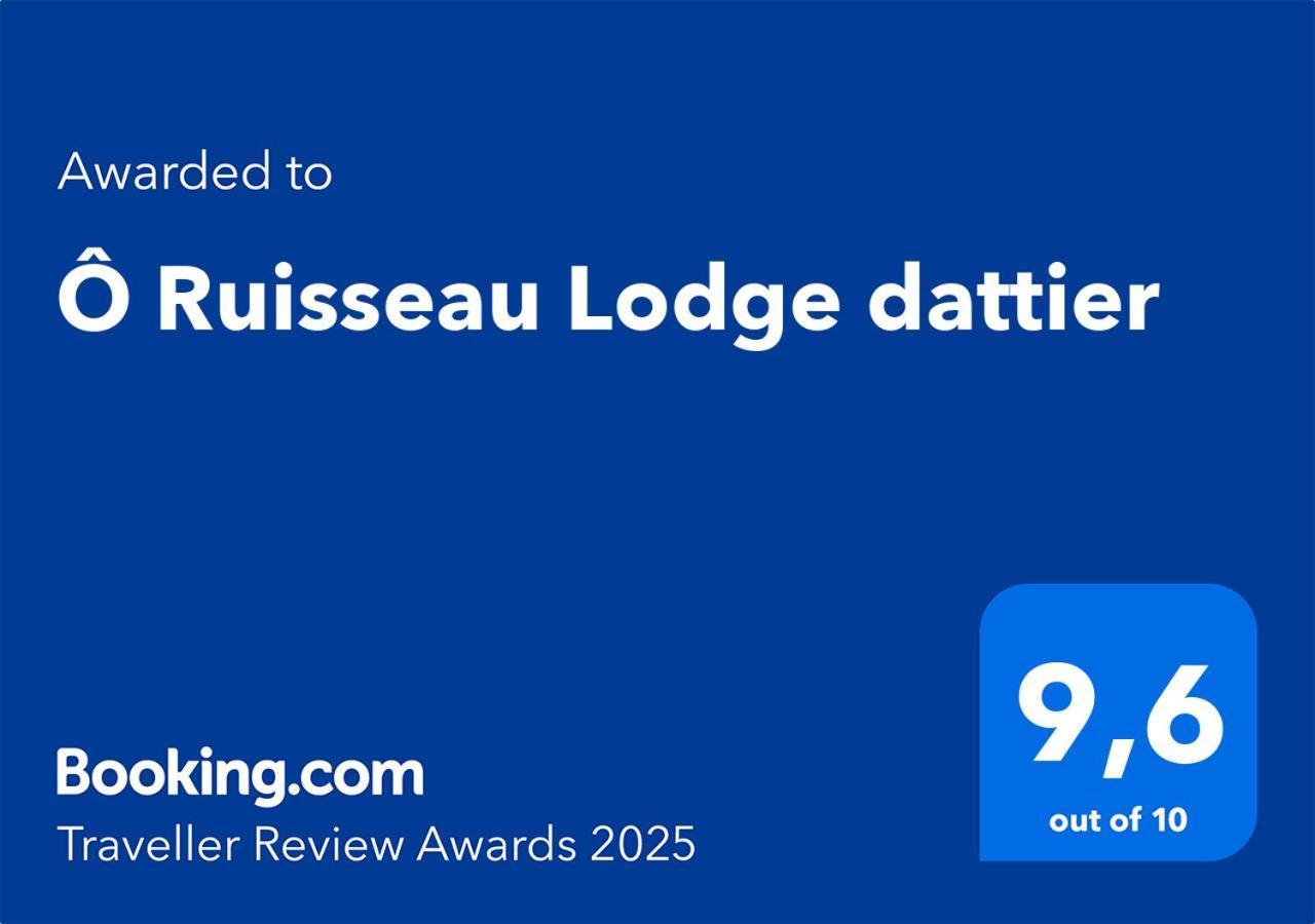 Ô Ruisseau Lodge dattier Saint-Louis Extérieur photo